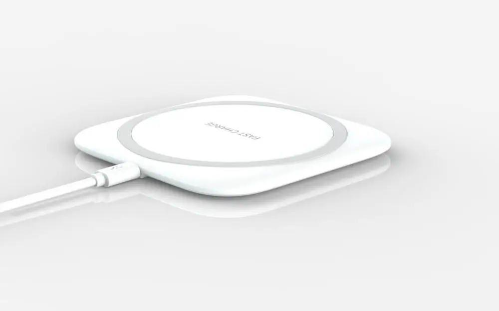 EHUNT Новое поступление Qi Беспроводное зарядное устройство Pad 9v Индукционная зарядная площадка 10W беспроводное быстрое зарядное устройство для мобильного телефона