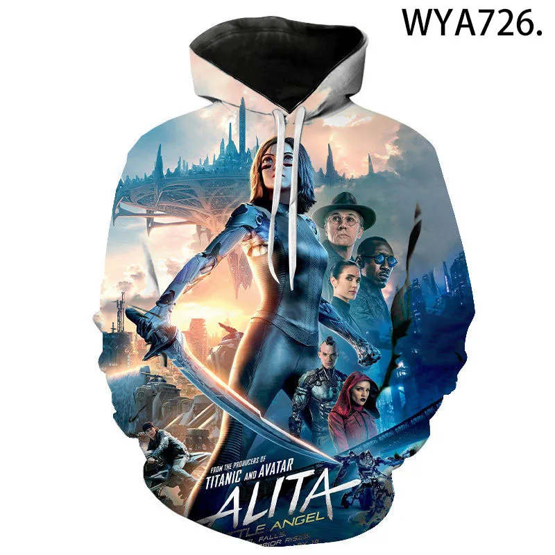 

Spring and Autumn New 3D Printing Fashion Film Men and Women Children's Hoodies Street Clothing Cool Coat
