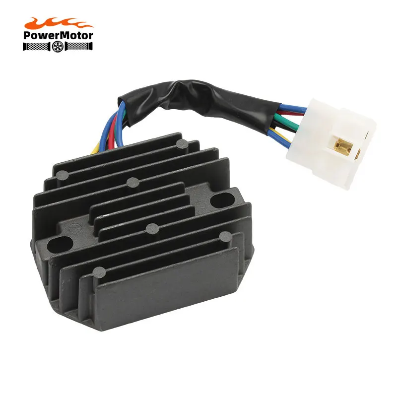 

New Voltage Regulator Rectifier Motorcycle Ignition for Kubota & Grasshopper RS5101 RS5155 6 Wire Metal DC 12V Accessories