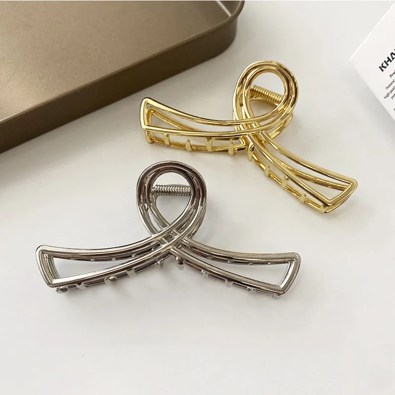 

Большая заколка для волос из сплава, зажим для волос, женская летняя заколка для волос, зажим для спины, зажим для волос в виде акулы, головно...