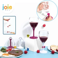 joie portable plastic wine glass collapsible cocktail champagne cup anti fall goblet for party picnic beer whiskey drink cup