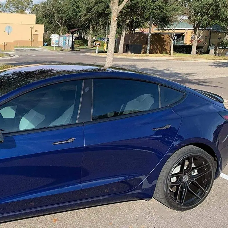 

4Pcs Car Doorknob Protector Sticker Door Handle Wrap Cover for Tesla Model 3 Kit E7CA