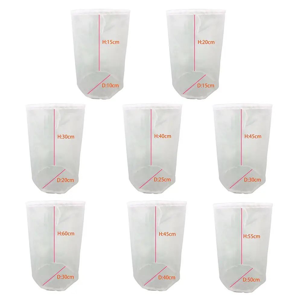 8 размеров Домашнего Пива ПИВОВАРЕНИЕ вино цедильного мешка Чай гайки молока