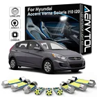 AENVTOL Canbus для Hyundai I10 I20 Click Getz Reina HB20 Accent Verna Solaris 2016 2017 2018 светодиодный светодиодное Внутреннее освещение