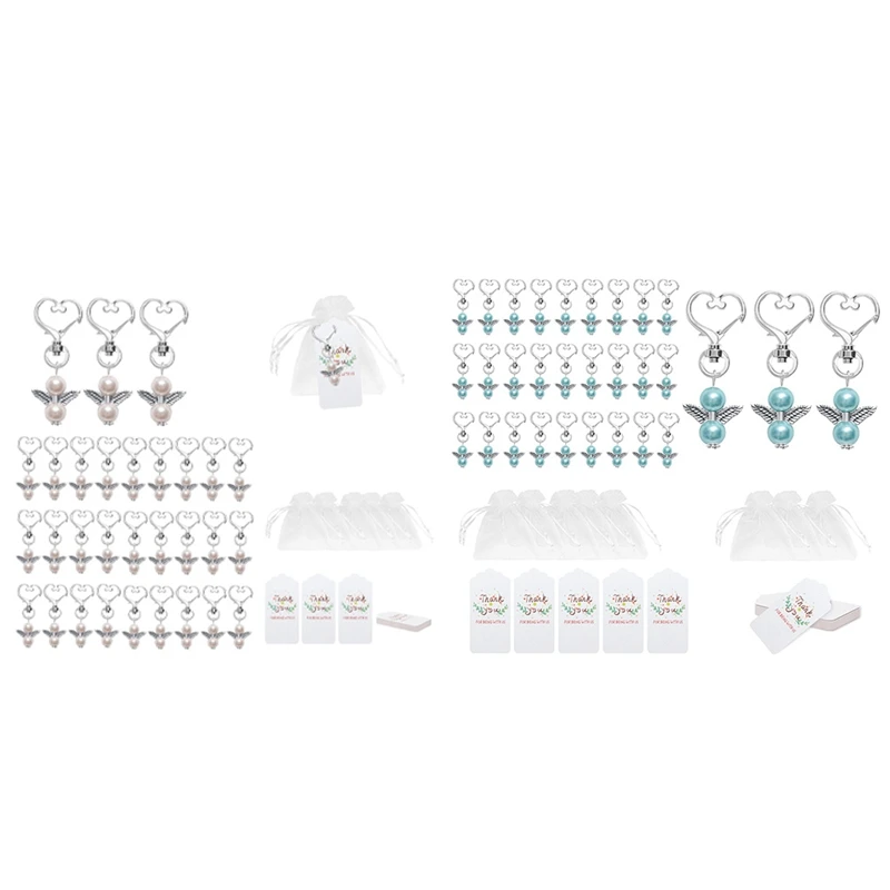 

30Set Lucky Guardian Angel,Guardian Angel Keychain,Guardian Angel Keepsake,Baby Shower Gifts for Guests