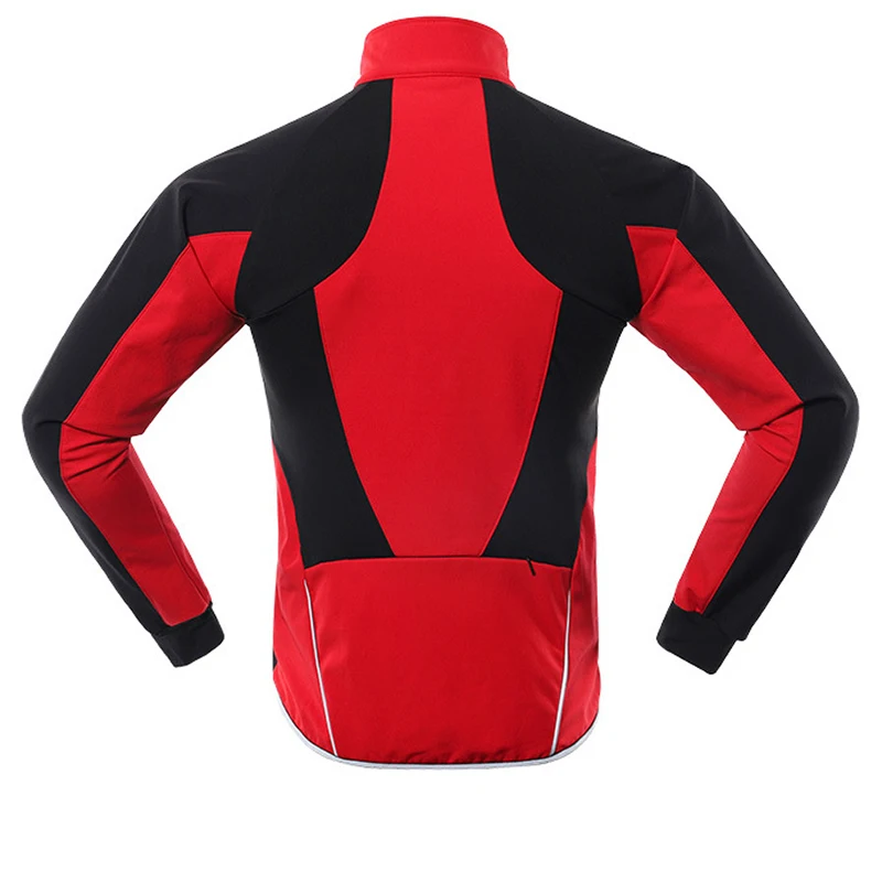 Зимняя велосипедная куртка Feece теплая термокуртка Softshell Мужская ветровка для