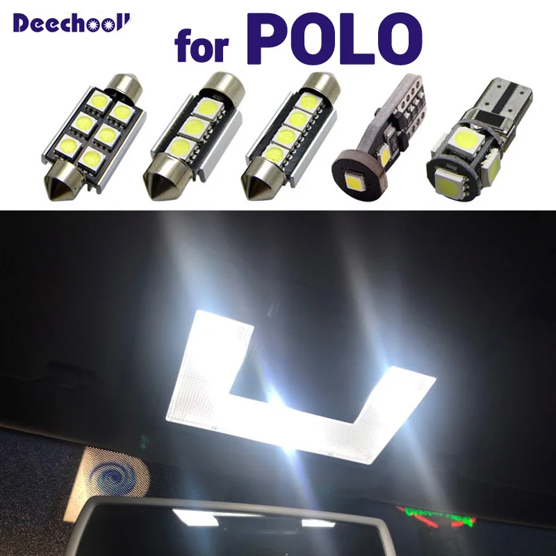 Чистый Canbus Белый светодиодный лампа гирлянда для внутреннего купола Карта