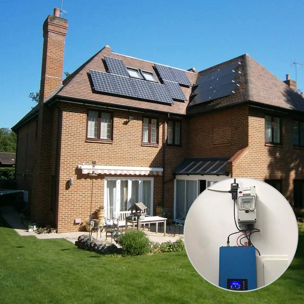 Режим питания при разрядке аккумулятора 2000 Вт/MPPT Φ 2 кВт с датчиком ограничения