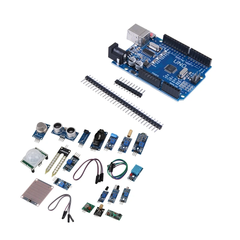 1 комплект новый Стартовый Комплект UNO R3 мини макетная плата светодиодный