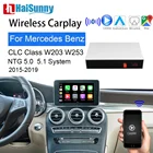 Беспроводной смарт-экран carplay для Mercedes CLC 200 W203 W253, поддержка Smart Mirror link, камера заднего вида, автонавигация на Android