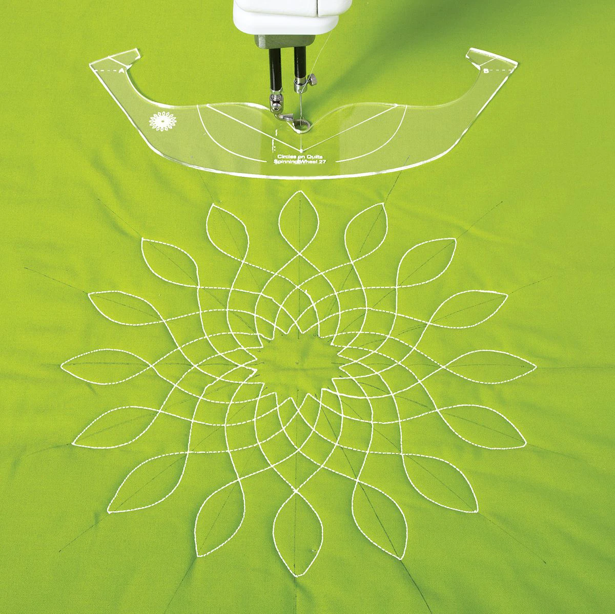 Круги на стеганых колесах 27 шаблонов линейка для швейной машины # SW 27|Швейные