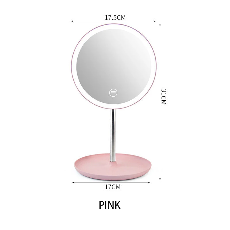 Зеркало для макияжа с подсветкой 1 шт. 3 режима | Лампы и освещение