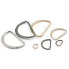 Соединительное кольцо D из металлического сплава для обуви, 30 шт.лот, 20 мм30 мм40 мм50 мм60 мм, серебристые, черные, бронзовые, золотистые, аксессуары сделай сам