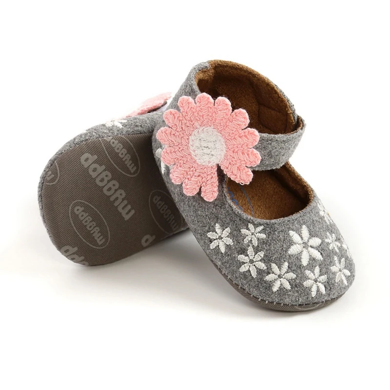 

Baby Shoes Sweet Little Flower Baby Girl Casual Soft Soled Toddler Frist Walking Shoes