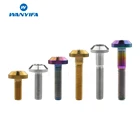 Титановая Шестигранная розетка M8x15, 20, 25, 30, 35, 40 мм, GR5, Ti для велосипедных дисков, ротор тормозов мотоцикла, крепежный болт, винт