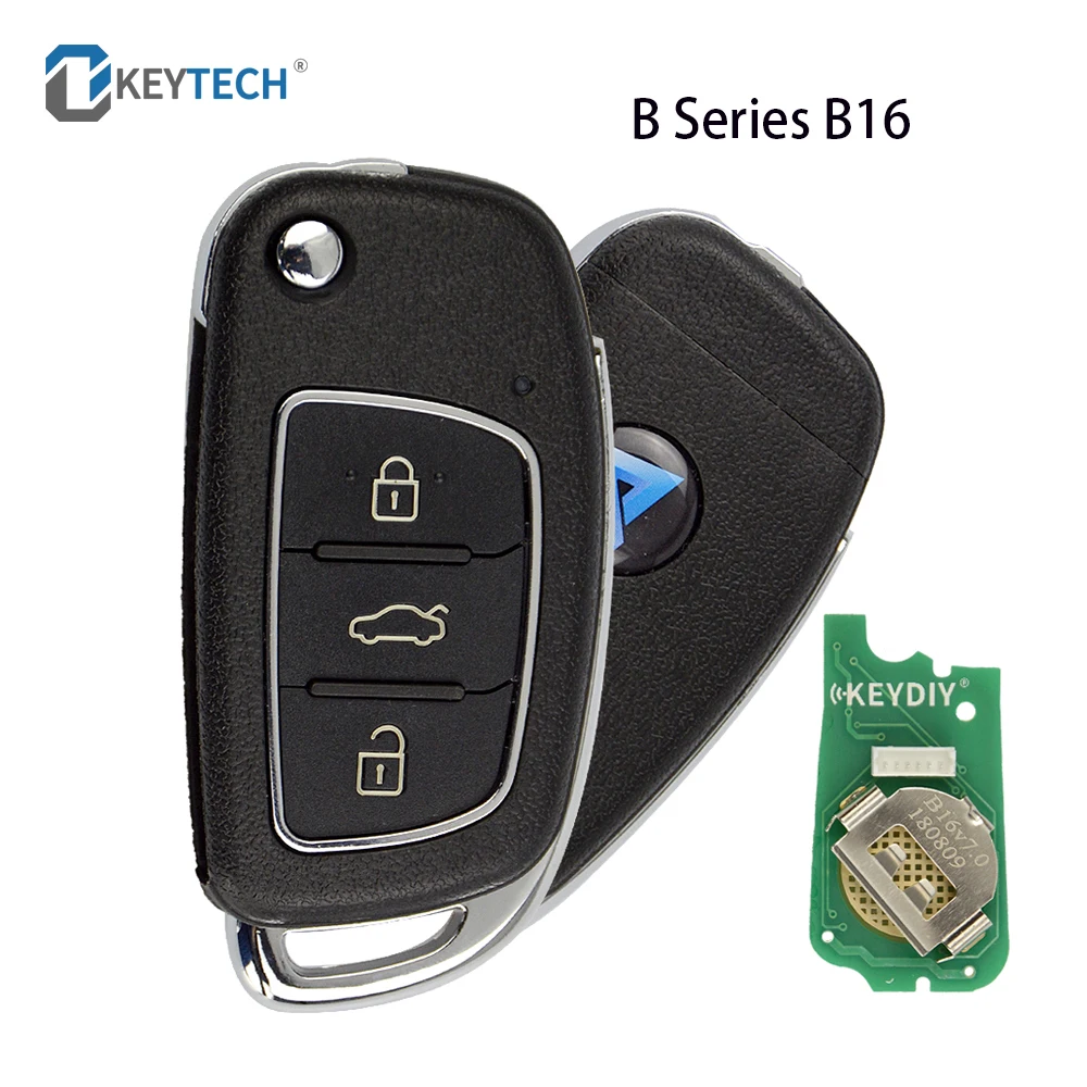 

OkeyTech 5 Pieces Universal KEYDIY B16 KD Remote Control 3 Button B Series Remote Key For KD900 URG200 KD200 Make New Remote Key