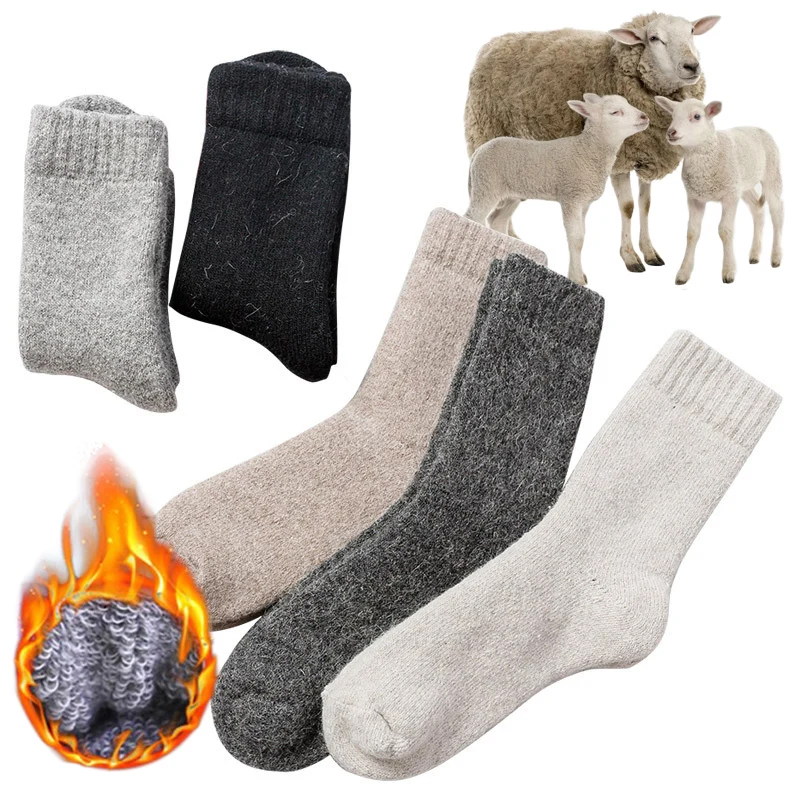 Супер толстые горячая Распродажа зимние теплые носки для мужчин и женщин