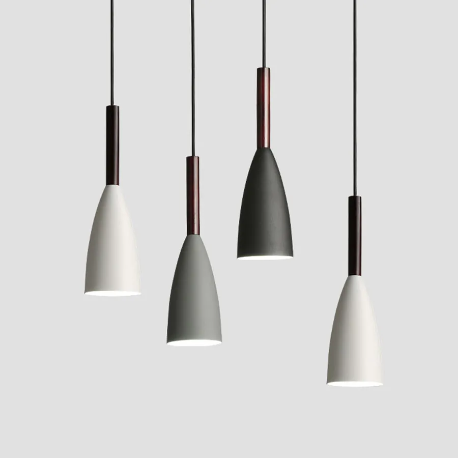 

Thrisdar Modern Iron Pendant Light Nordic Minimalist Pendant Lamp Bedroom Dining Room Hanging Lamp E27 Indoor Lighting Luminaire