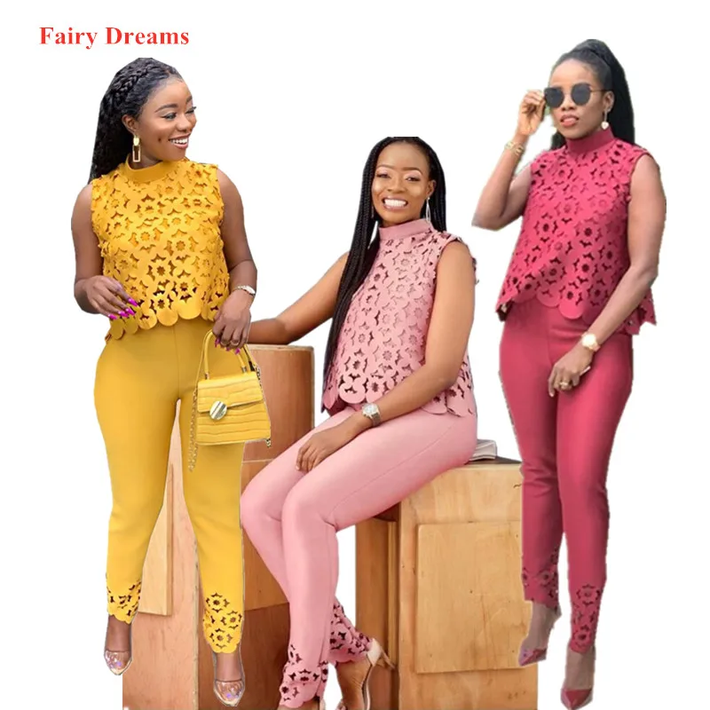 Женский комплект 2 шт. большого размера в африканском стиле одежда рубашка и