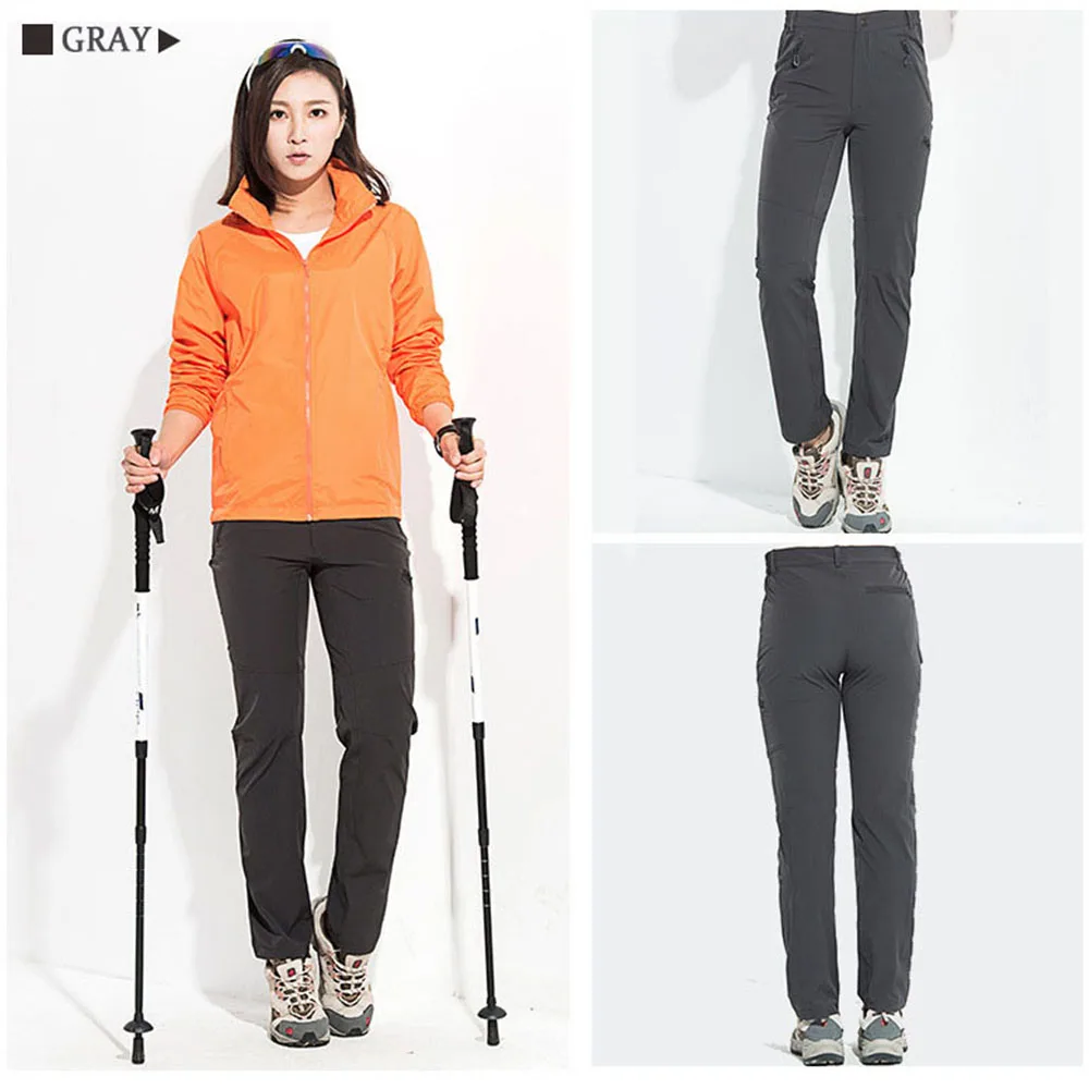 Женские эластичные брюки Facecozy летние быстросохнущие для охоты походов и тонкий