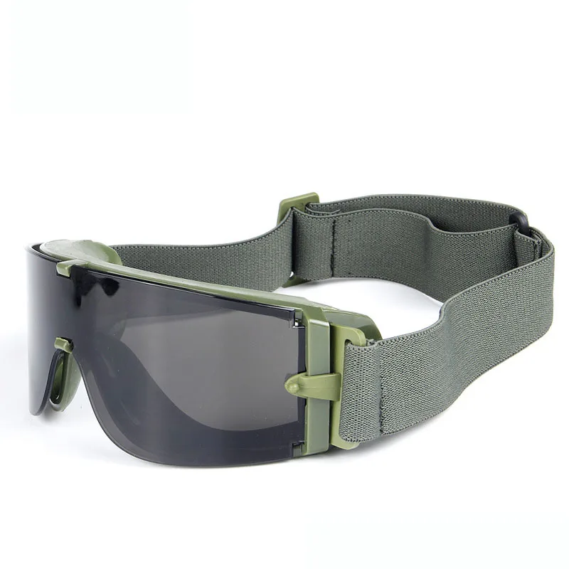 

X800 tactical glasses impact-proof bulletproof field CS outdoor tactical sports shooting glasses camouflage bag set