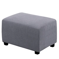 1pcs footstool cover elastic square sofa cover home living room slipcover removable washable footrest chairs furniture protector
