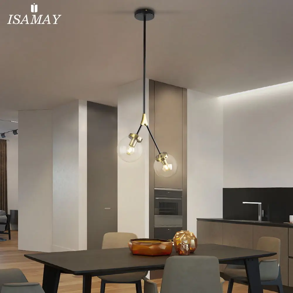 Современная Минималистичная Подвесная лампа в скандинавском стиле с