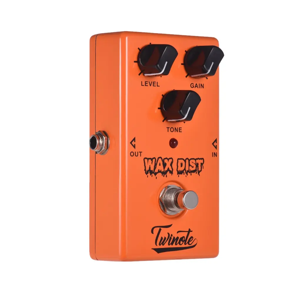 

Twinote WAX DIST Guitar Effect Pedal Classical Distortion Guitar Pedal British Style Full Metal Shell True Bypass