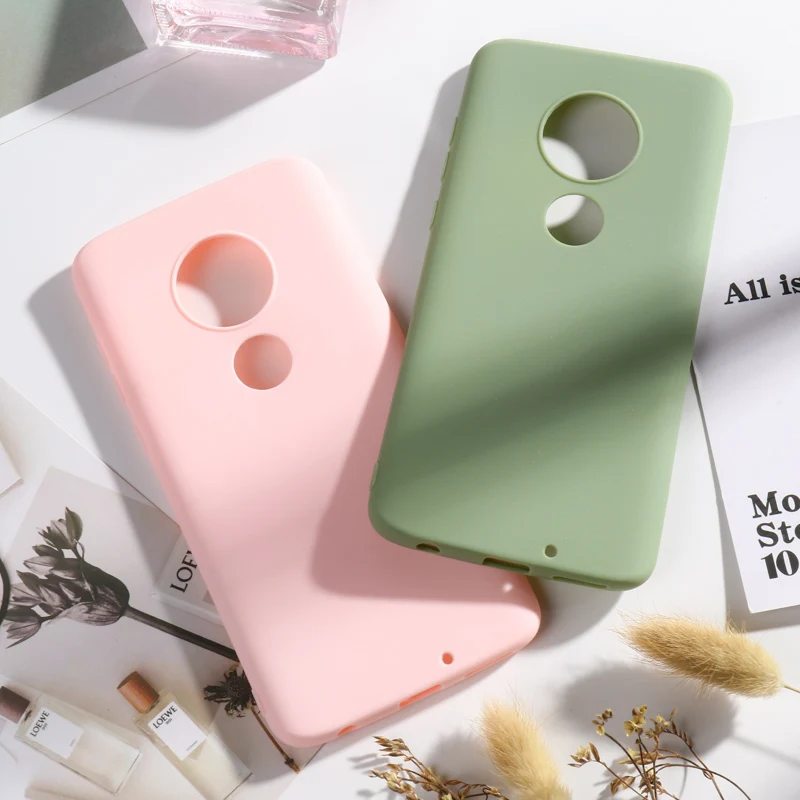 Чехол для Motorola Moto G7 G6 Plus 2018 мягкий ТПУ чехол-накладка карамельных цветов Power E5 Play Go