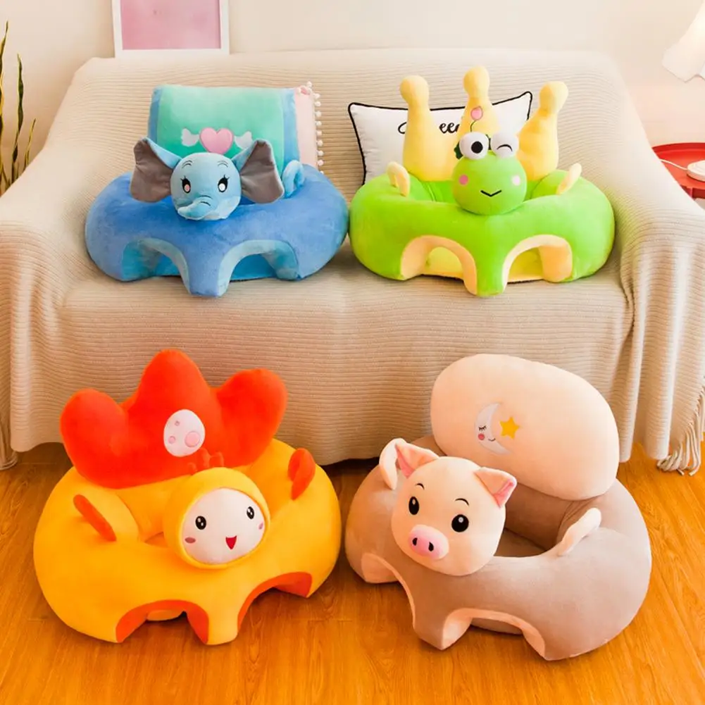 

Lovely Car Seat Support Cover Super Soft Crystal Baby Safety Chair Case Plush Toy without Filler Comfortable and Delicate