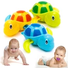 Заводная игрушка для купания, красочная мультяшная непослушная черепаха, детская игрушка для купания в ванную комнату, строительный подарок