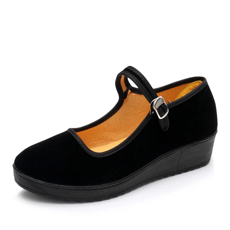 

Spring Autumn Ladies Black Flats Moccasin Mary Janes Casual Women loafers Platform Shoes Comfortable Slip On Shoe Woman