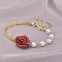2021 new european heart shaped pendant charm bracelet fit womens jewellery snake chain rose gold metal fashion fine bracelets