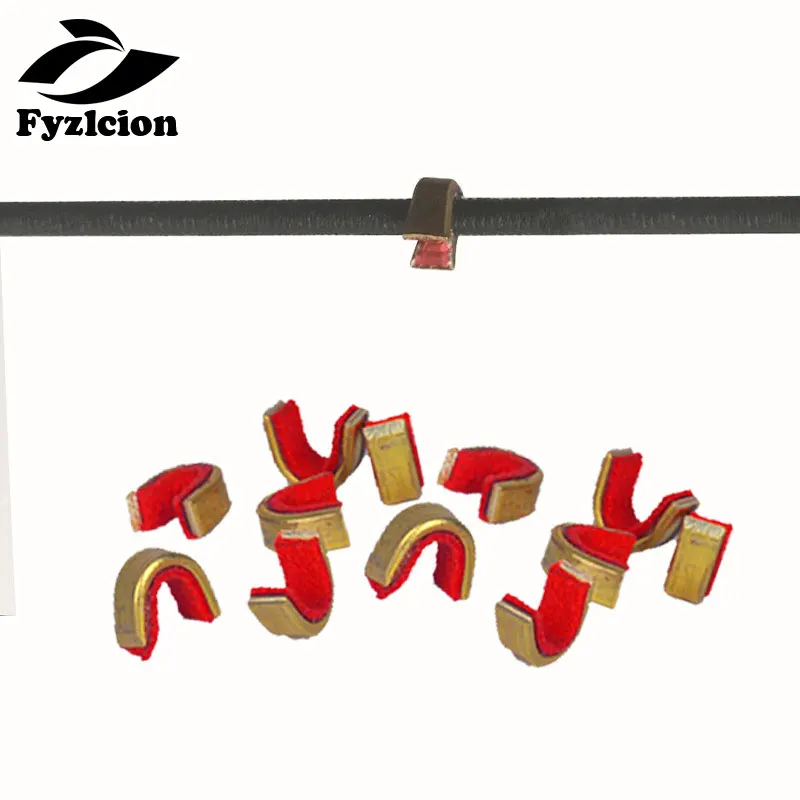 5 шт. аксессуары для лука стрельба из стрелы струны зажим пряжки набор медных