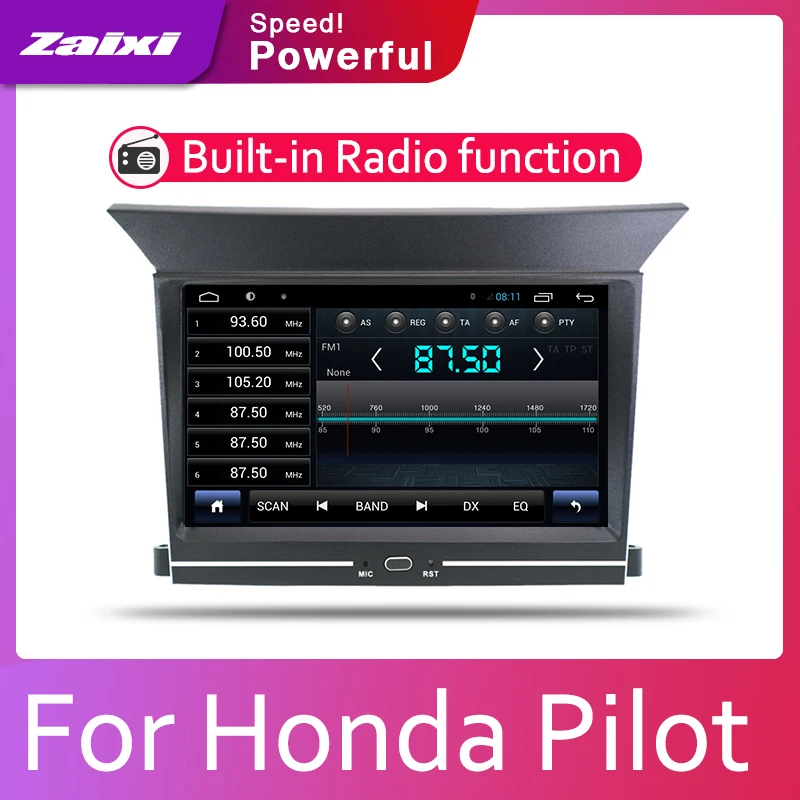 Автомобильная система Android ZaiXi 1080P IPS ЖК экран для Honda Pilot 2009 ~ 2014 автомагнитола с GPS