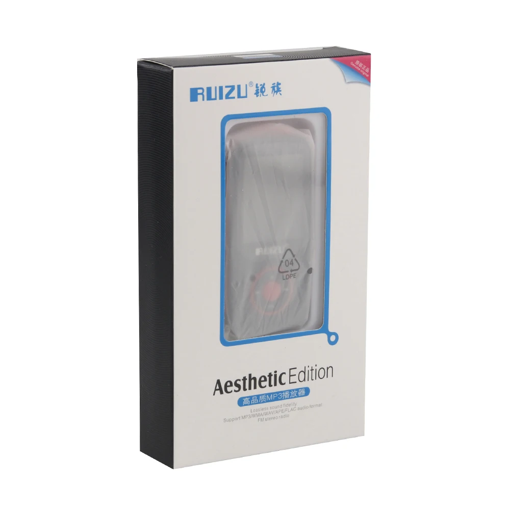 Миниатюрный спортивный MP3-плеер RUIZU X06 с Bluetooth 4 ГБ/8 ГБ 1 8 дюйма ЖК-экран TFT диктофон