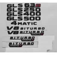 gloss black for mercedes benz w166 gls53 gls63 gls63s amg gls320 gls350 gls400 gls450 gls500 gls550 emblem 4matic emblems badges