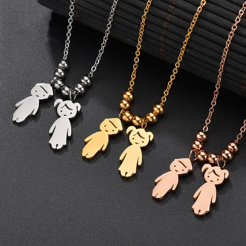 Розовое золото серебро цвет нержавеющая сталь для мальчиков и девочек детское