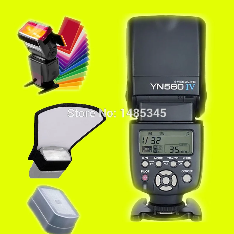 YONGNUO YN 560 III IV Беспроводная основная Вспышка Speedlite для Nikon Canon Olympus Pentax DSLR камера Вспышка Speedlite W подарок