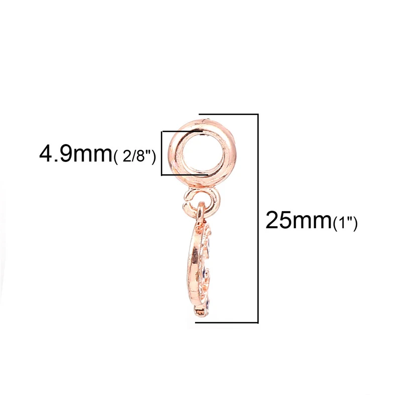 DoreenBeads цинковый сплав европейский стиль большое отверстие очаровательные бусины