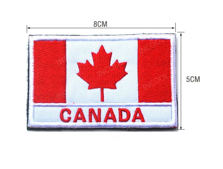 Canada Flag Word Америка Флаги стран Мексика пуерто-Рико Аргентина Соединенные Штаты, Канада Бразилия El Salvador вышитые нашивки значки оптом - Цвет: Canada Flag Word