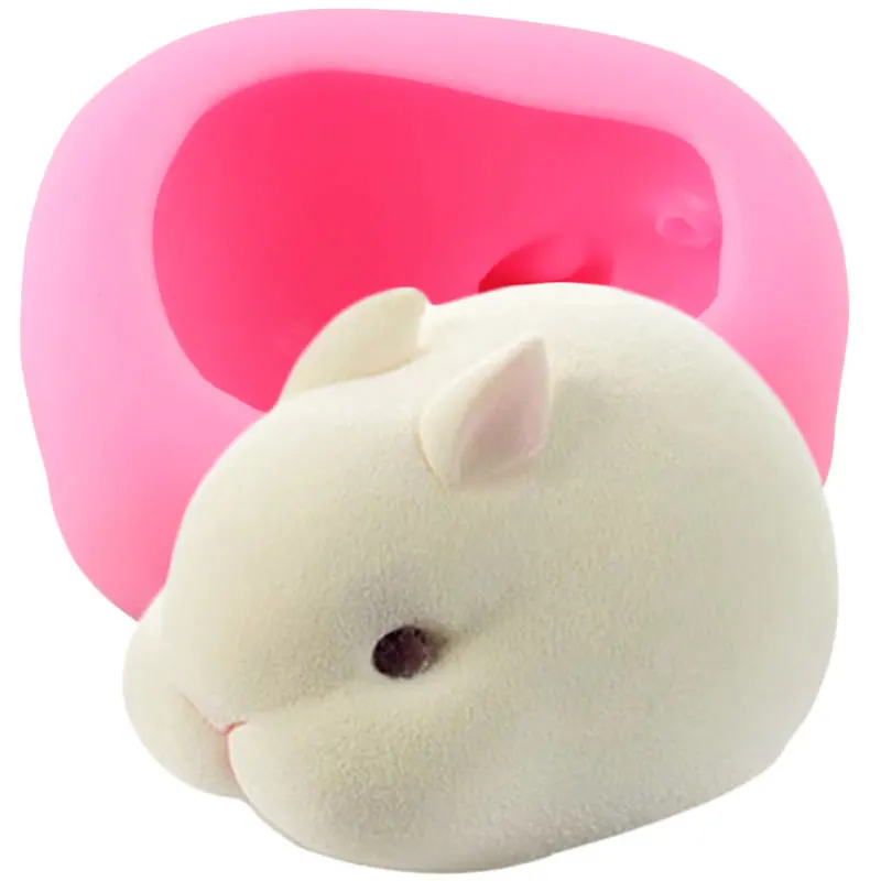 Пасхальный кролик силиконовые формы Кролик мусс выпечки инструменты для