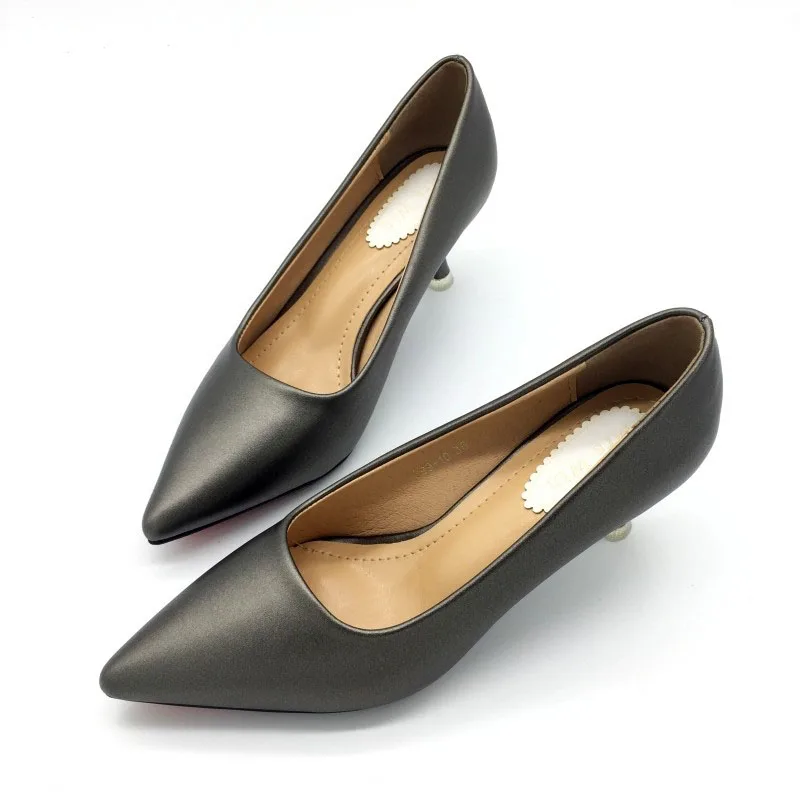 Брендовые весенние туфли-лодочки Женская обувь без шнуровки Модные женские