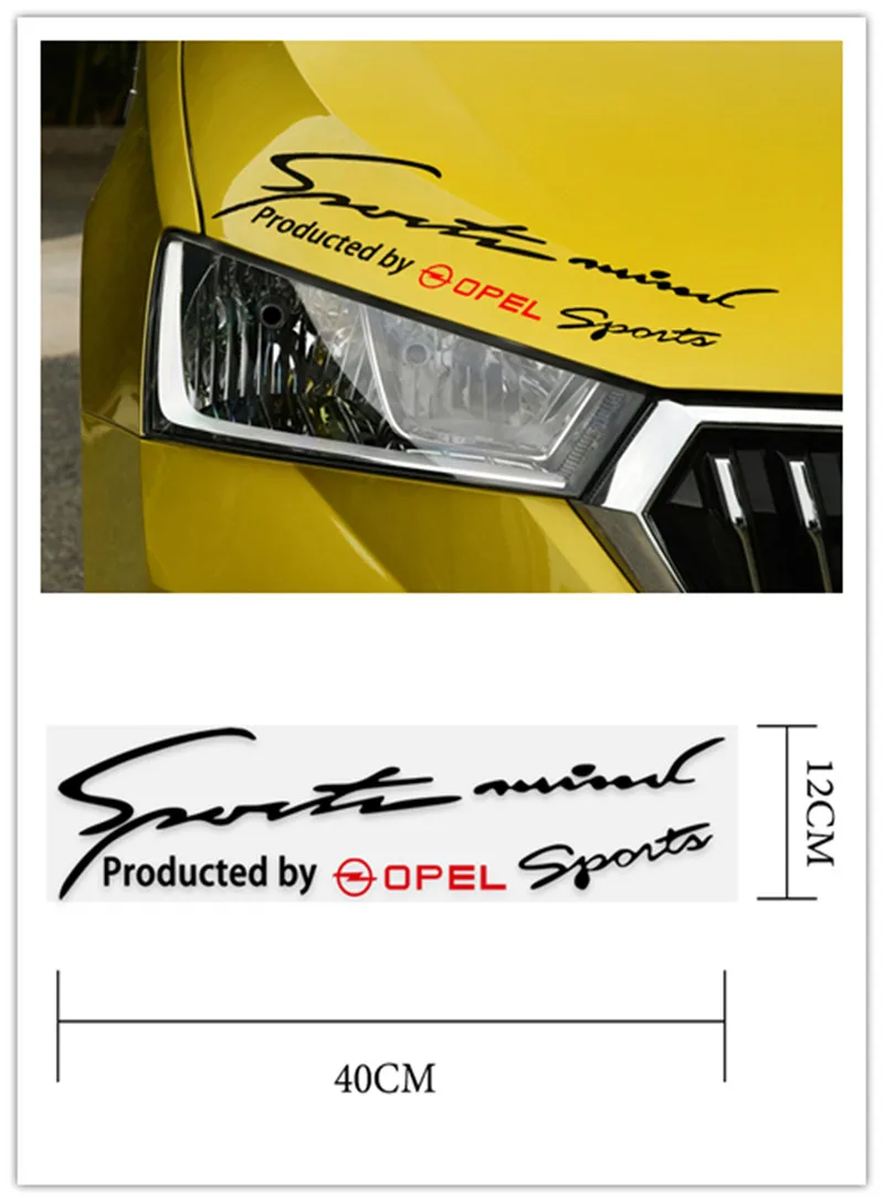 

Automotive styling reflector eyebrow decal vinyl sports car decal for Opel Saferi Corsa Badge Mokka accessories