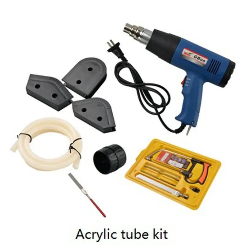 

OCOCOO DIY Tube Bending Tool Kit For Acrylic Tube PETG Hard Tubing Filing Cutters Suit Computer Water Cooling