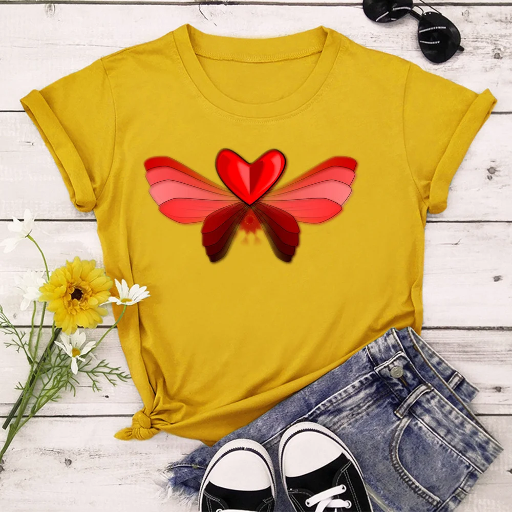 

Love Women Tops Summer Tops Graphic Tees Women T-shirt Clothes Girl T Shirt TX8704