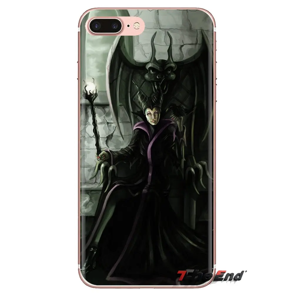 For Huawei Honor 7X V10 6C V9 6A Play 9 Mate 10 Pro Y7 Y5 P8 P10 Lite Plus GR5 2017 curse Maleficent Stained Glass Soft TPU Case |