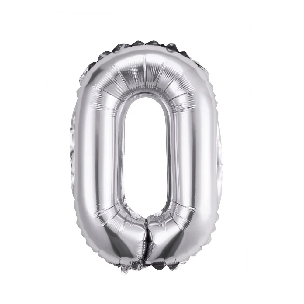 CARRYWON Ballons16 дюймов золотое серебряное число фольгированных шаров цифра воздушный шар День рождения свадьбы украшения день рождения шар - Цвет: Насыщенный сапфировый