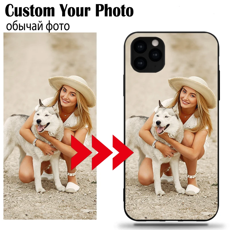 DIY фото на заказ чехол для телефона из мягкой черной Крышка samsung A10 A10E A30 A40 A50 A50S A70 A80