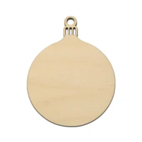 100pcs natural unfinished wooden round diy baubles christmas decorations tags arts craft embellishments